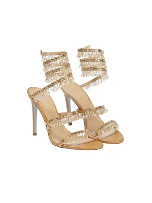 Anastasia Heels in Gold