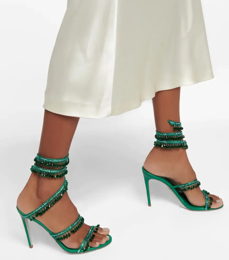 Anastasia Heels in Green