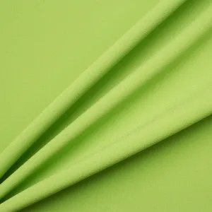 Apple Green Satin Backed Crêpe