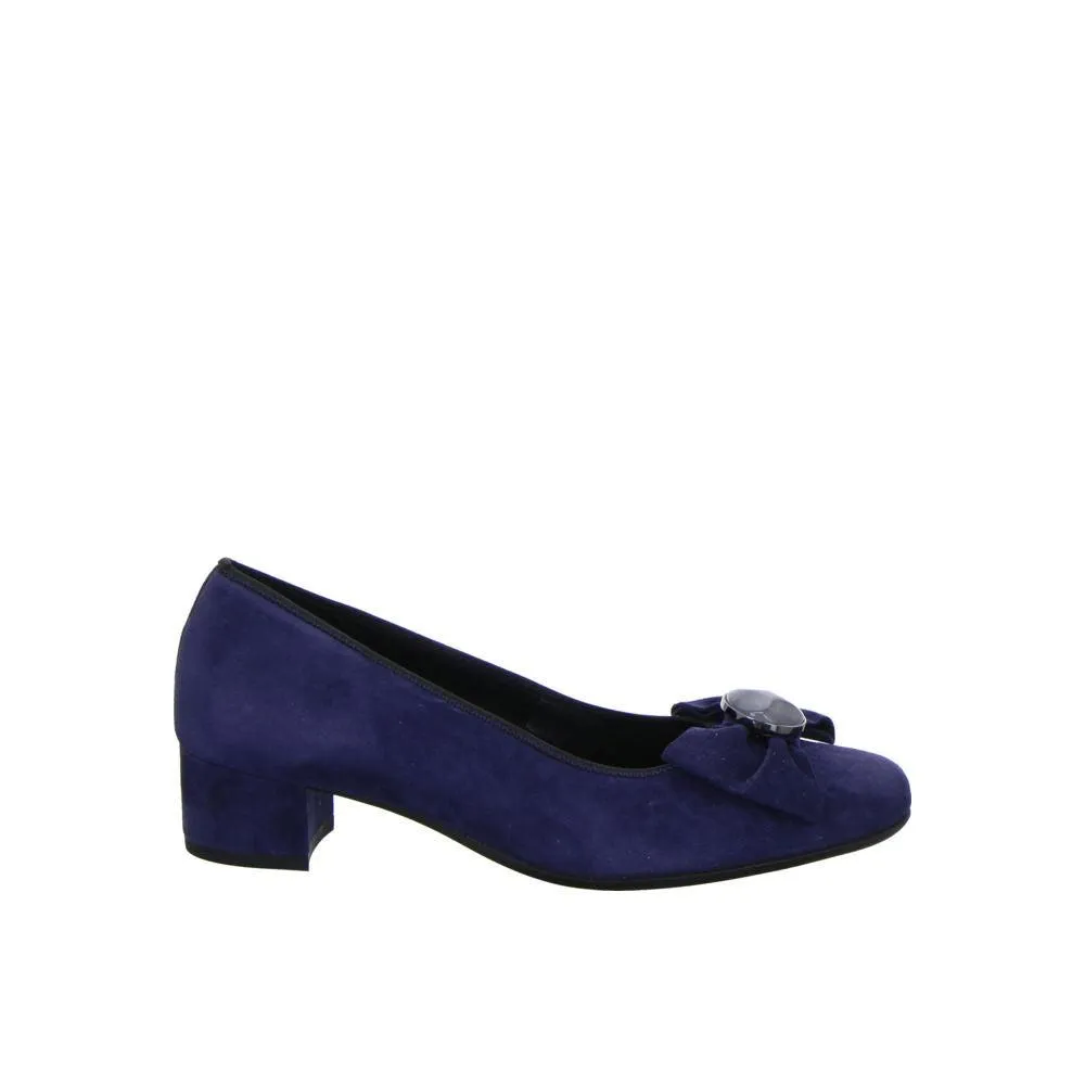 Ara Nizza Navy Suede Shoe