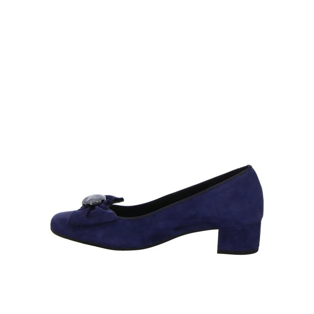 Ara Nizza Navy Suede Shoe