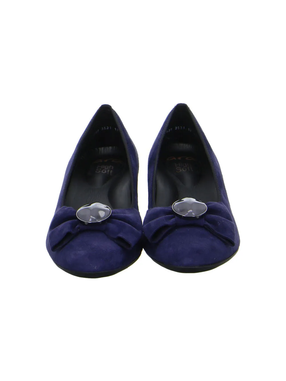 Ara Nizza Navy Suede Shoe