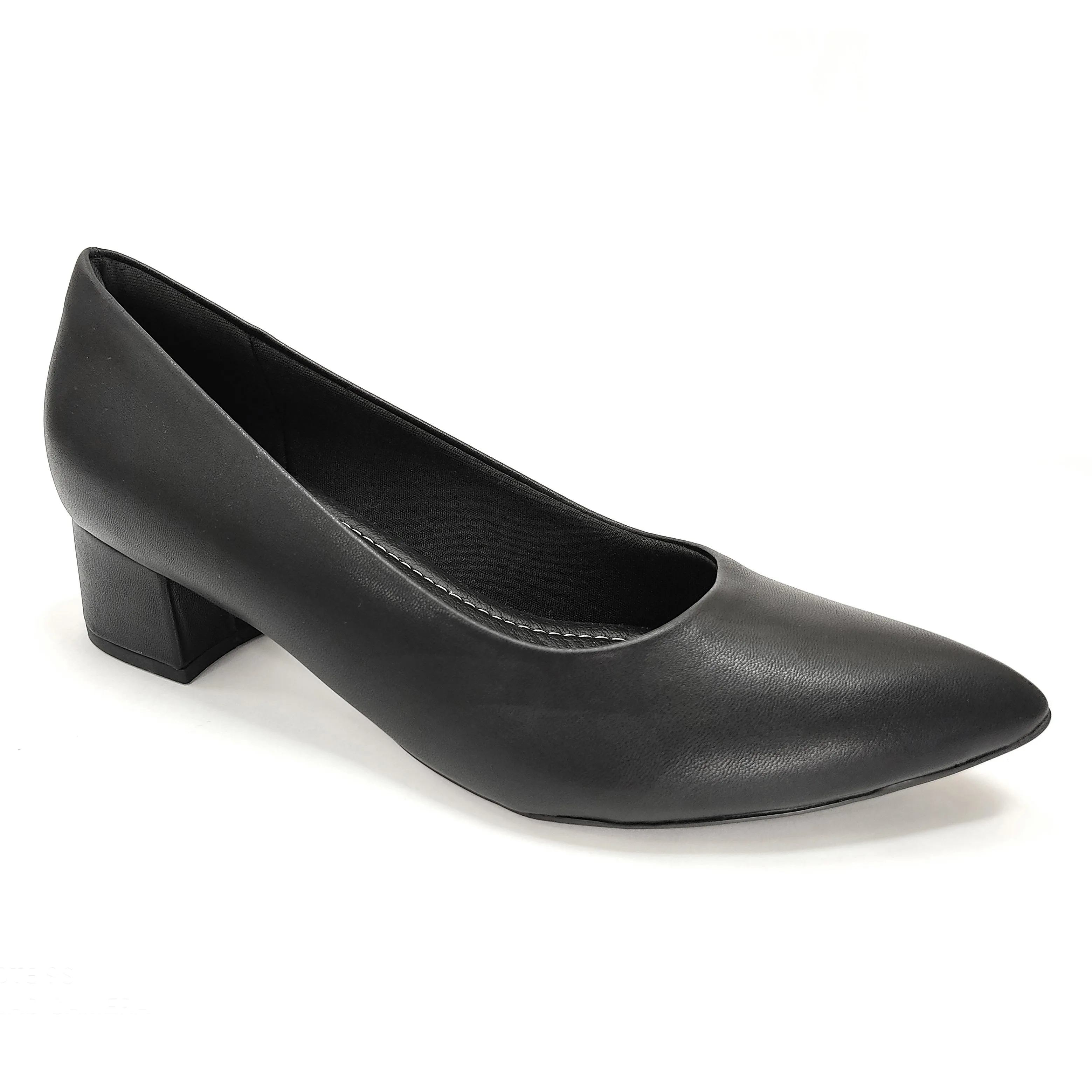 Black Nappa Ladies Pumps (738.002)