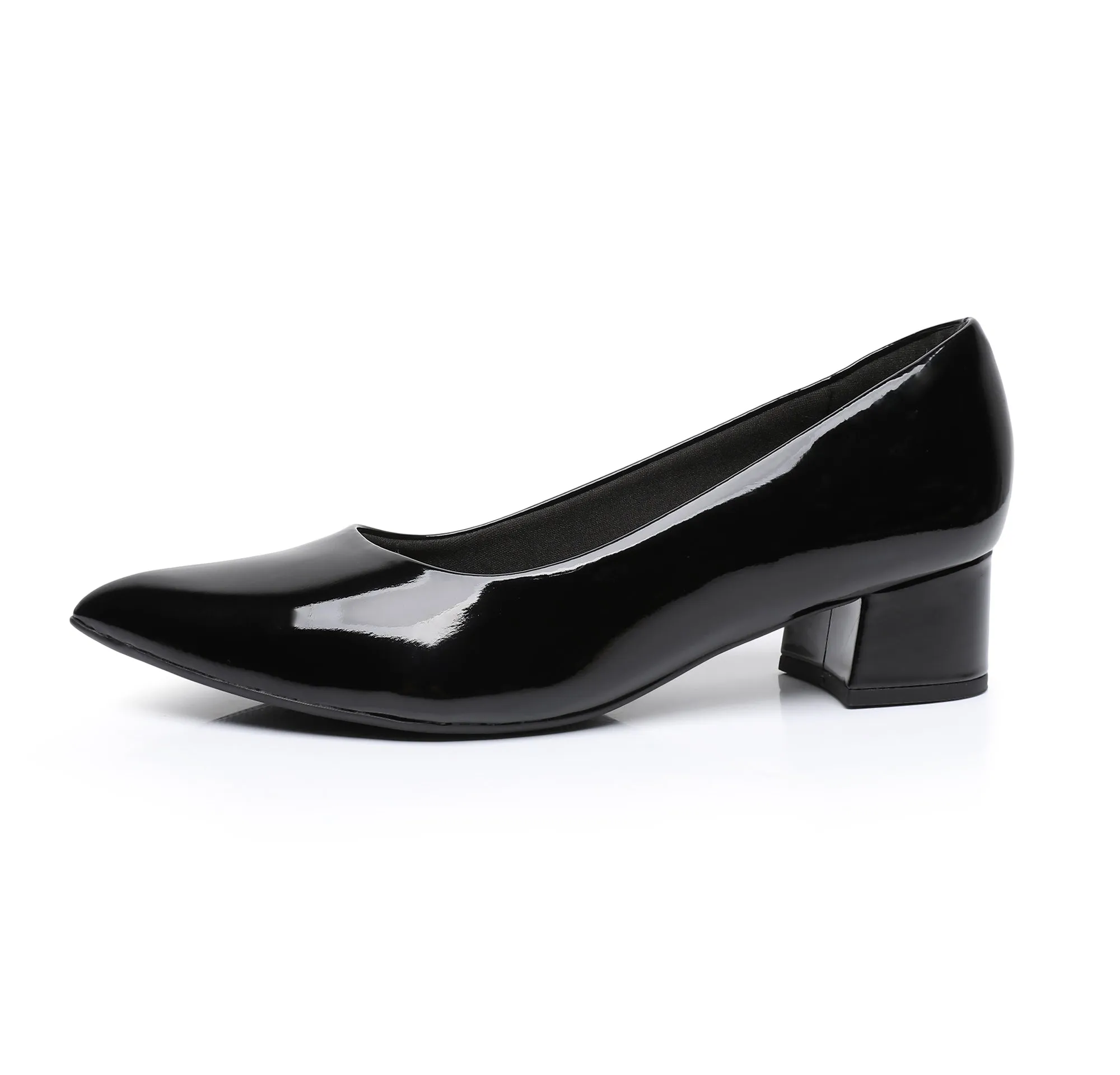 Black Patent Ladies Pumps (738.002)