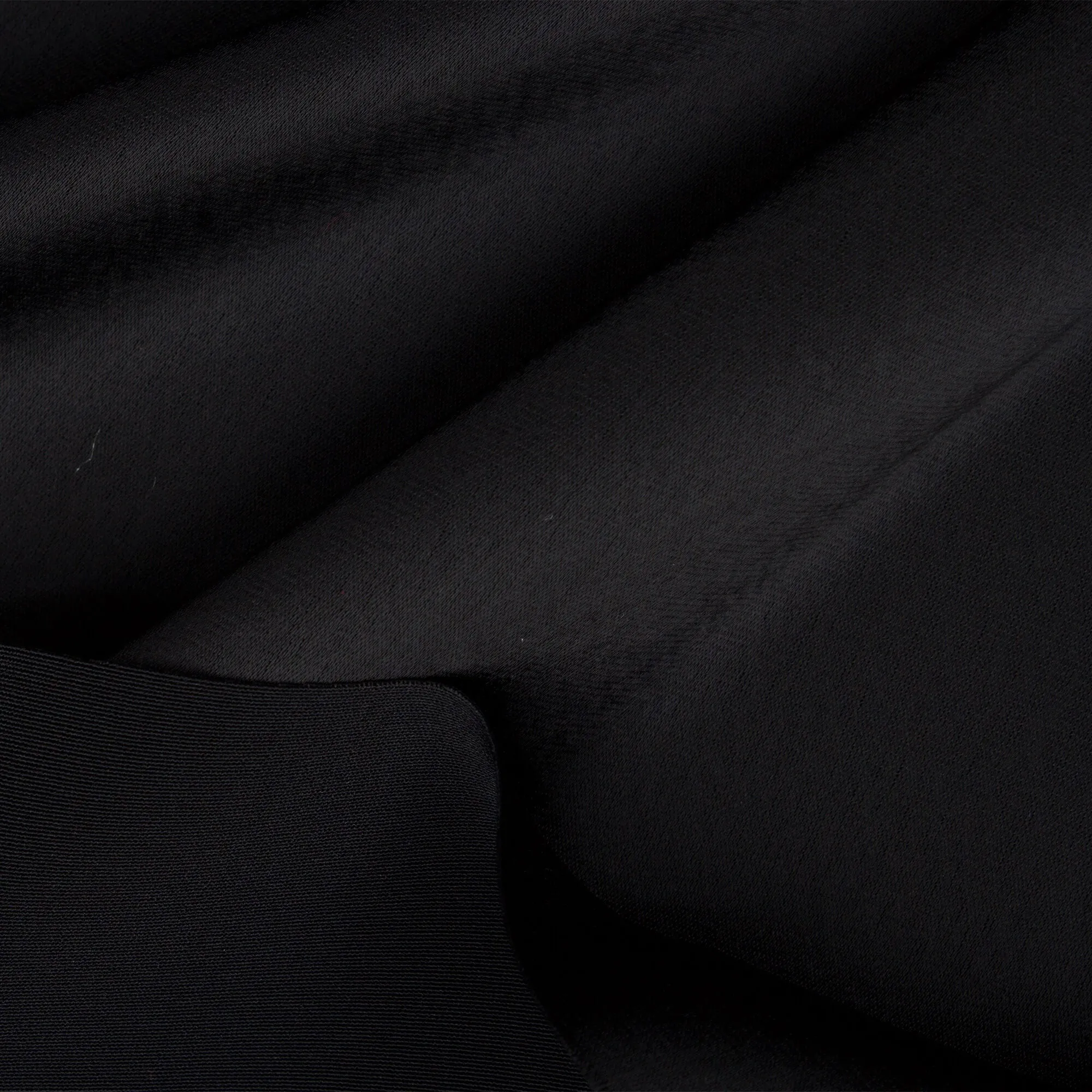 Black Satin Backed Crêpe (A 2.75m Piece)