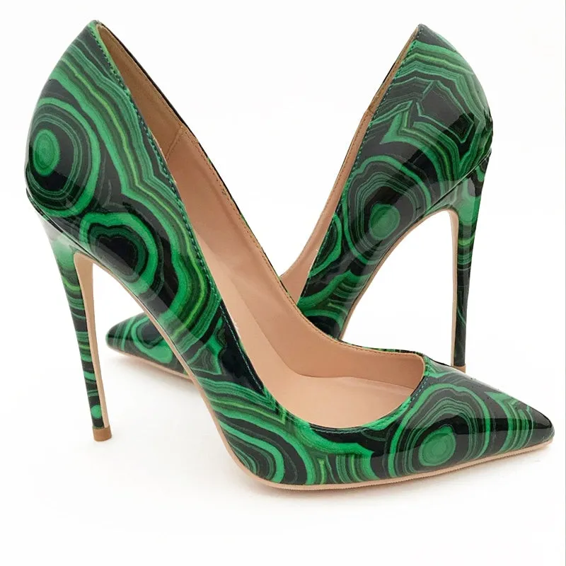 Classic Italian Style Green Shoes