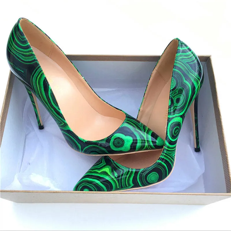 Classic Italian Style Green Shoes