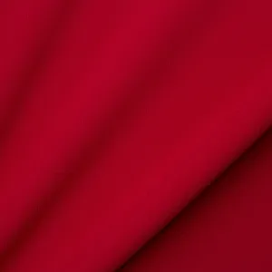 Deep Red Satin Backed Crêpe (A 2m Piece)