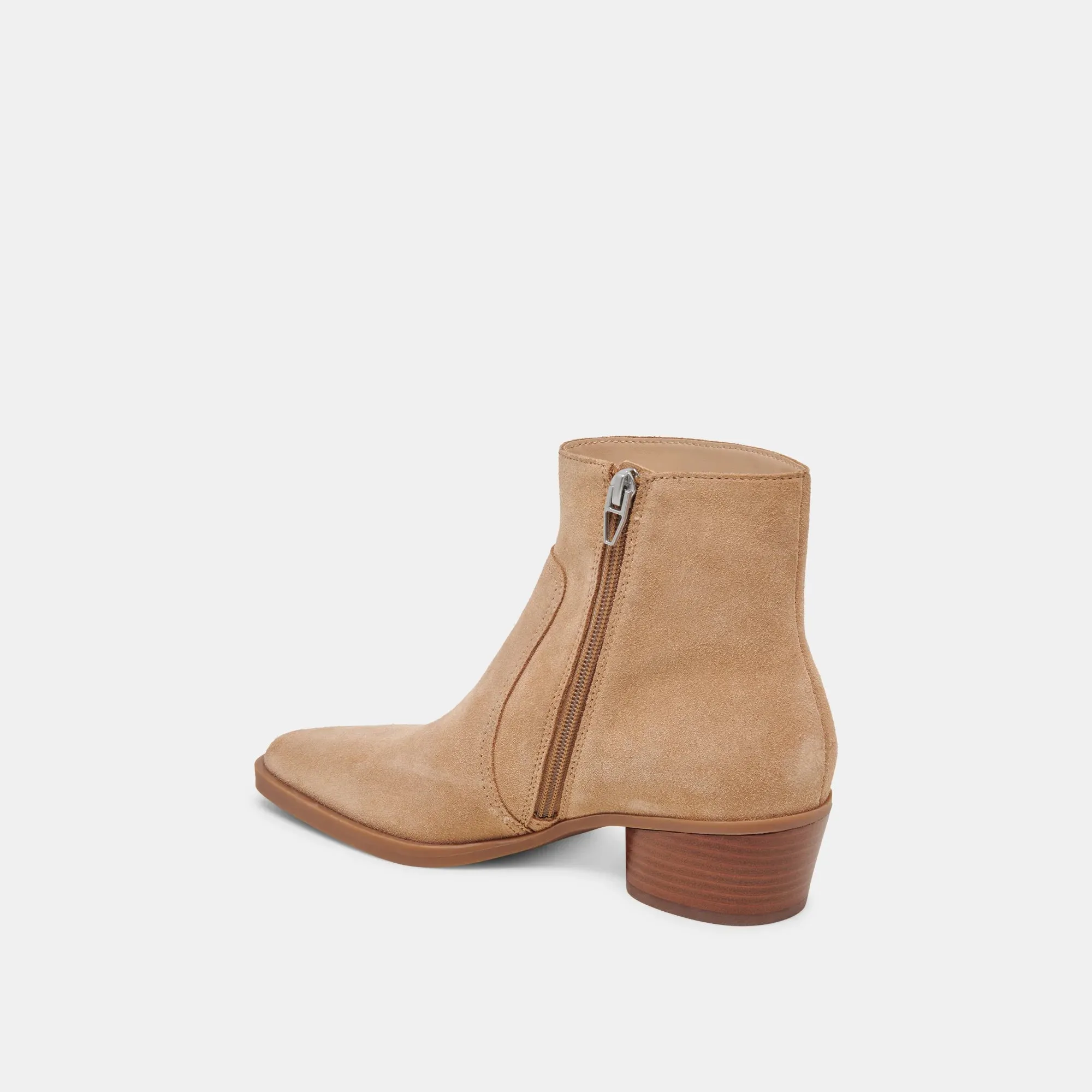 Dolce Vita Fahari H2O Booties in Camel Suede