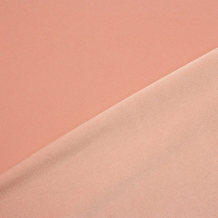 Dusty Pink Satin Backed Crêpe