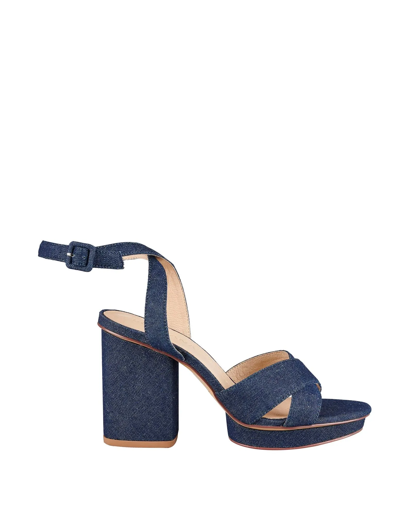 Eden Platform Heel Denim