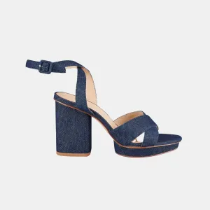 Eden Platform Heel Denim