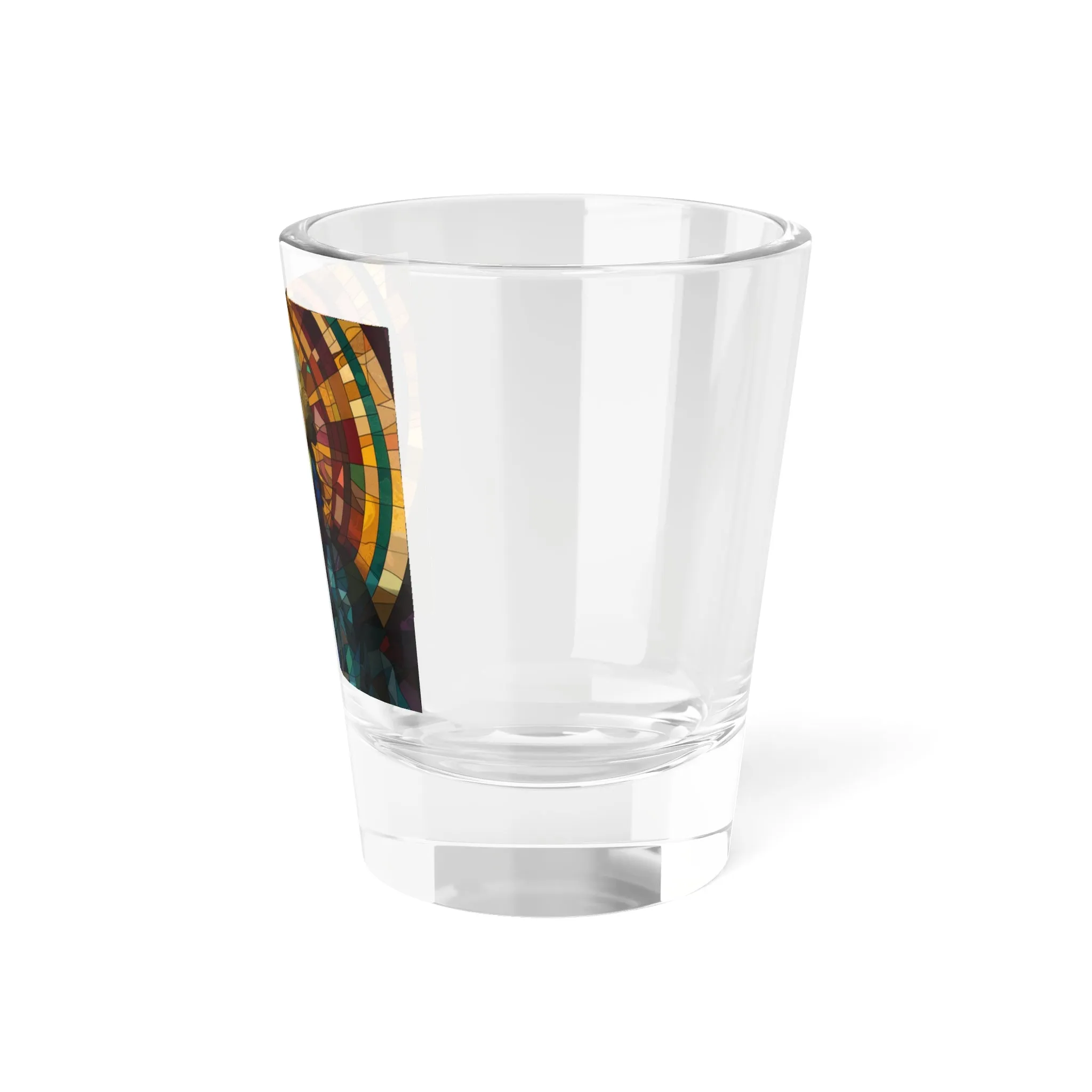 George Washington Stained Glass Shot Glass, 1.5oz