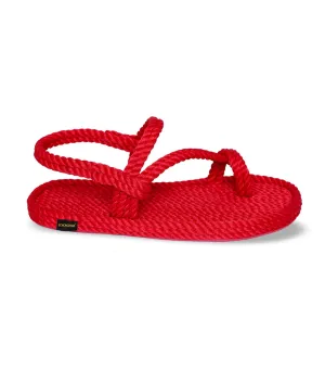 Hawaii Rope Sandals Red