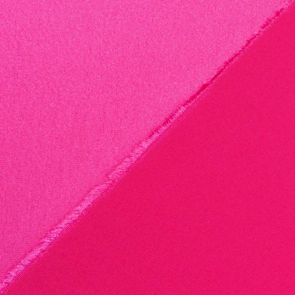 Hot Pink Satin Backed Crêpe