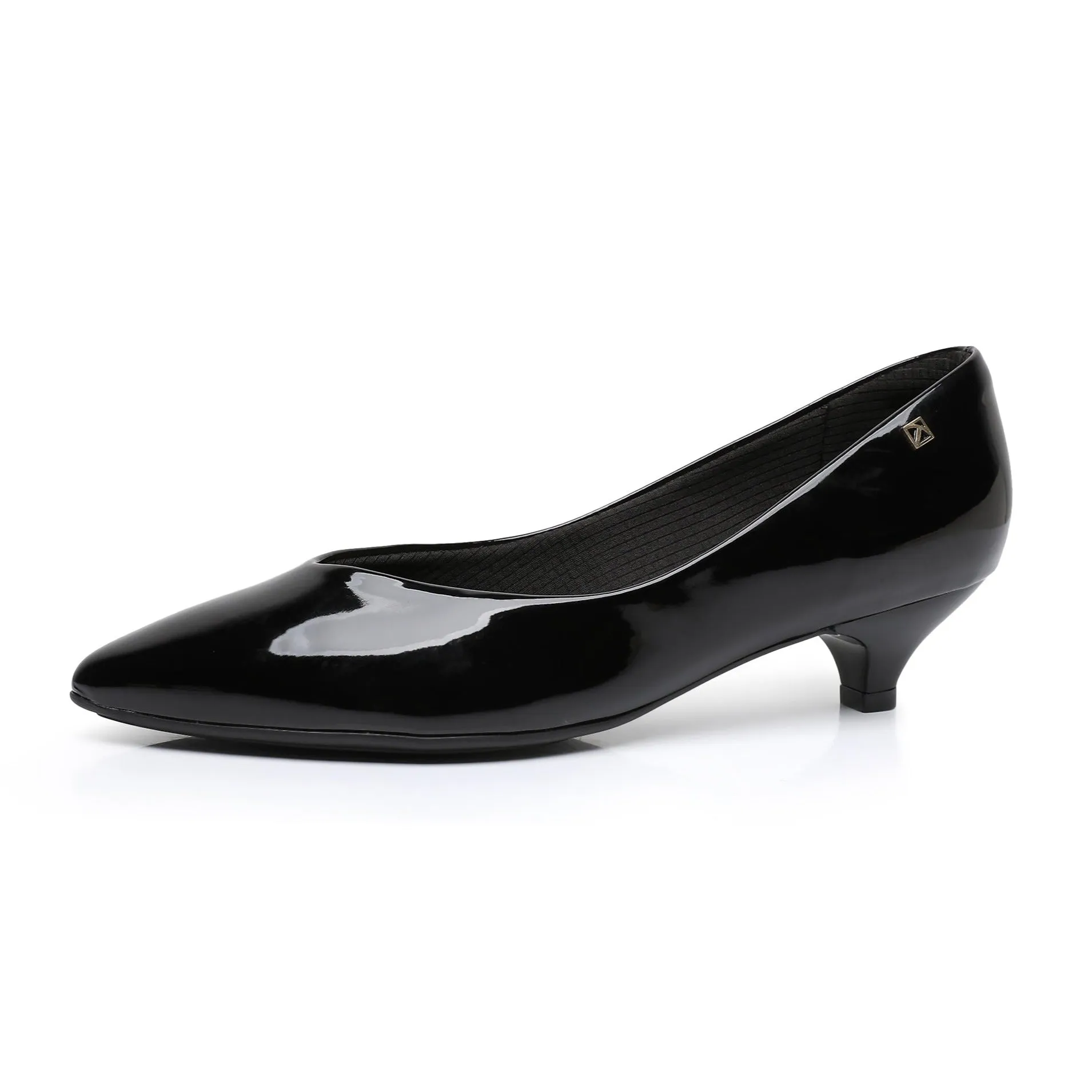 Kitten Allure Pumps - Black Patent (275.006)