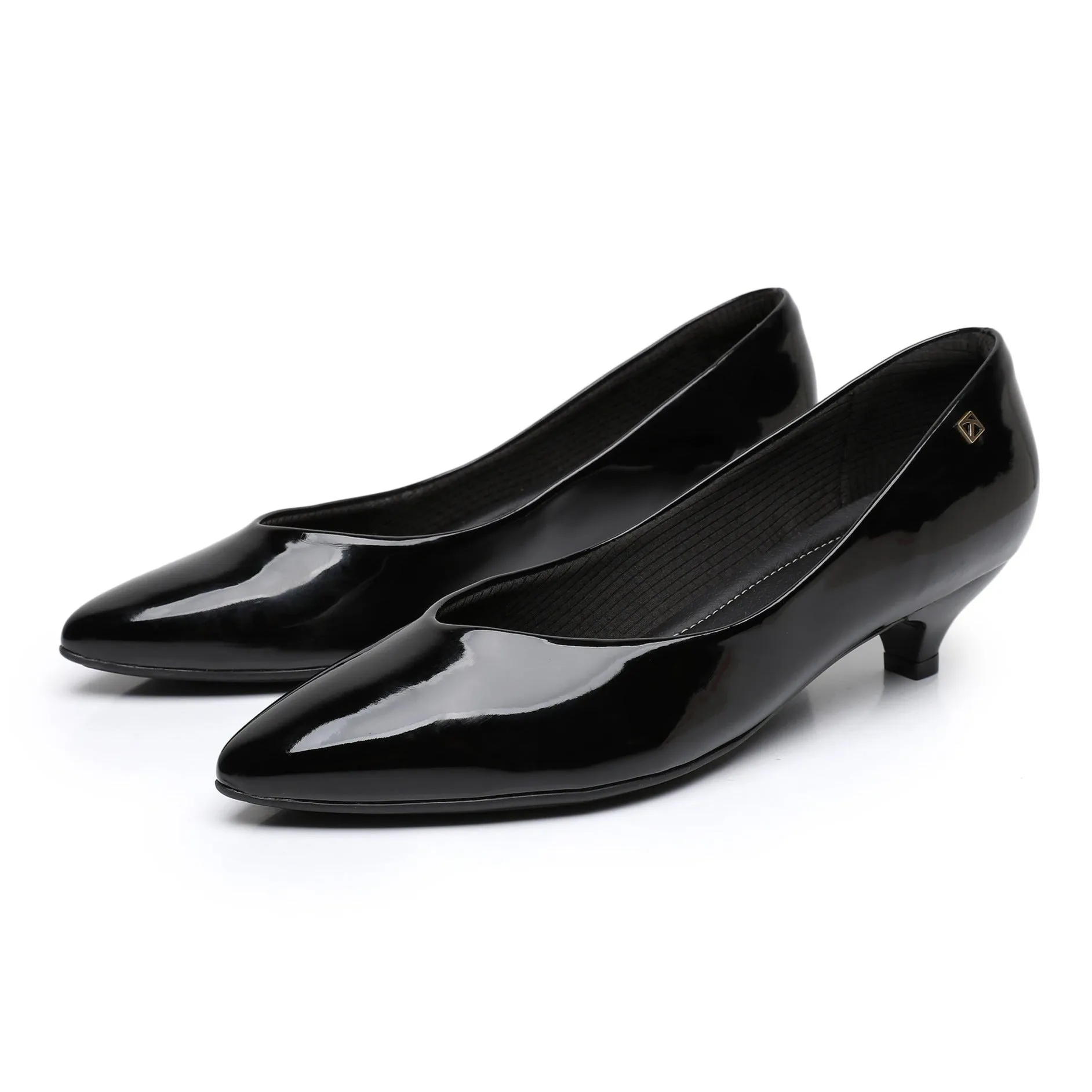 Kitten Allure Pumps - Black Patent (275.006)