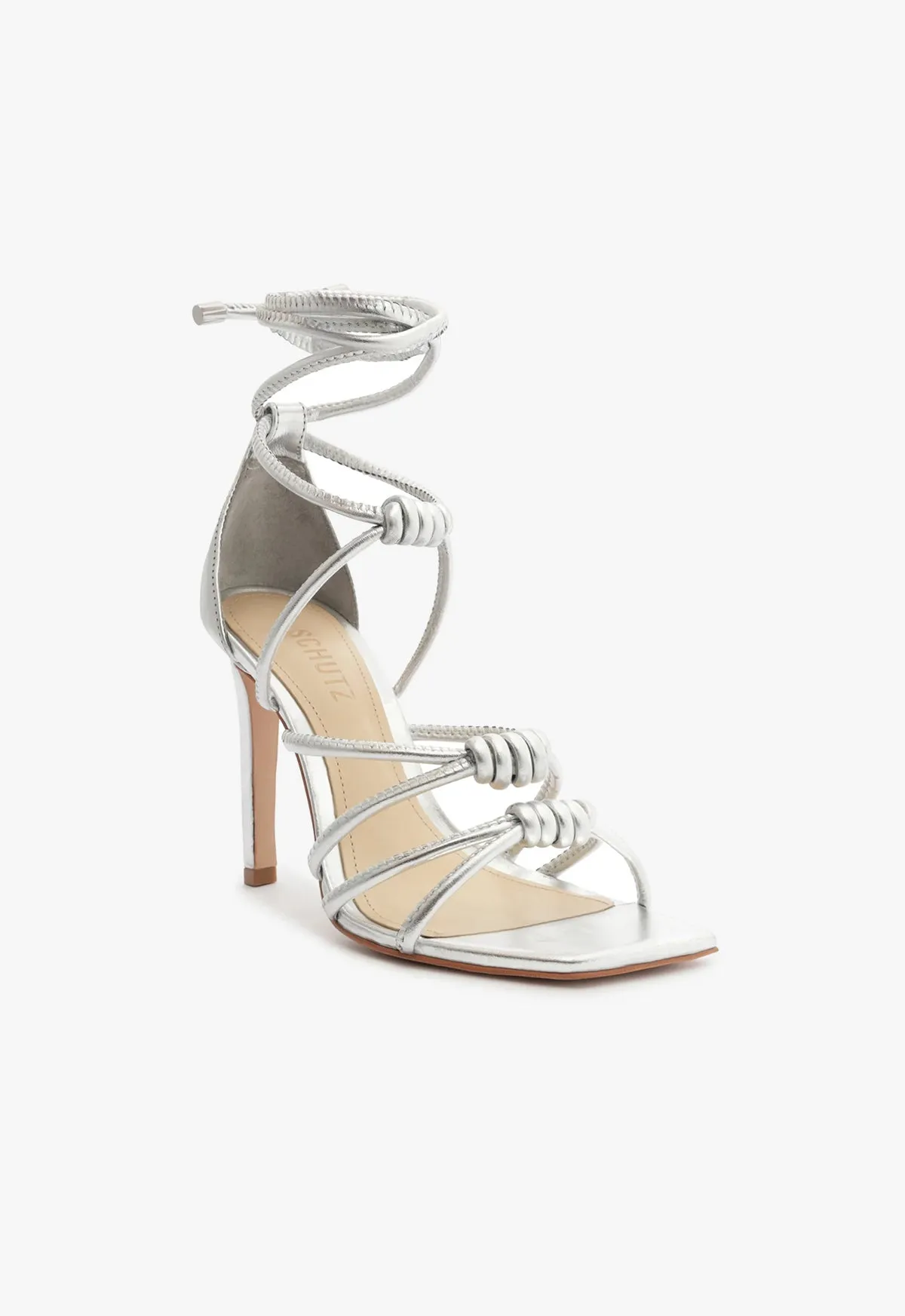 Lela Mettalic Strech Sandal