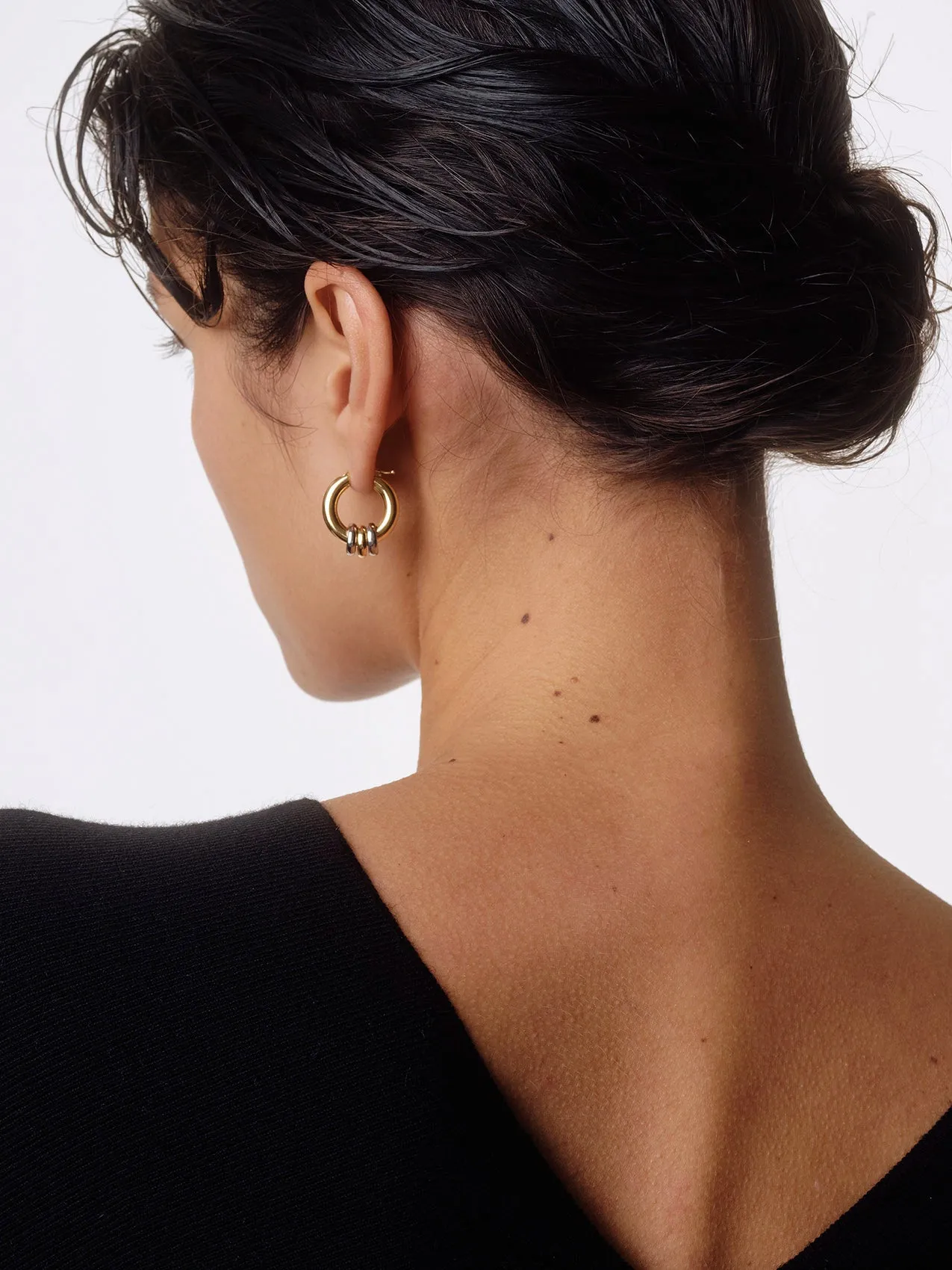 Lenny 18kt Gold-Plated Hoop Earrings