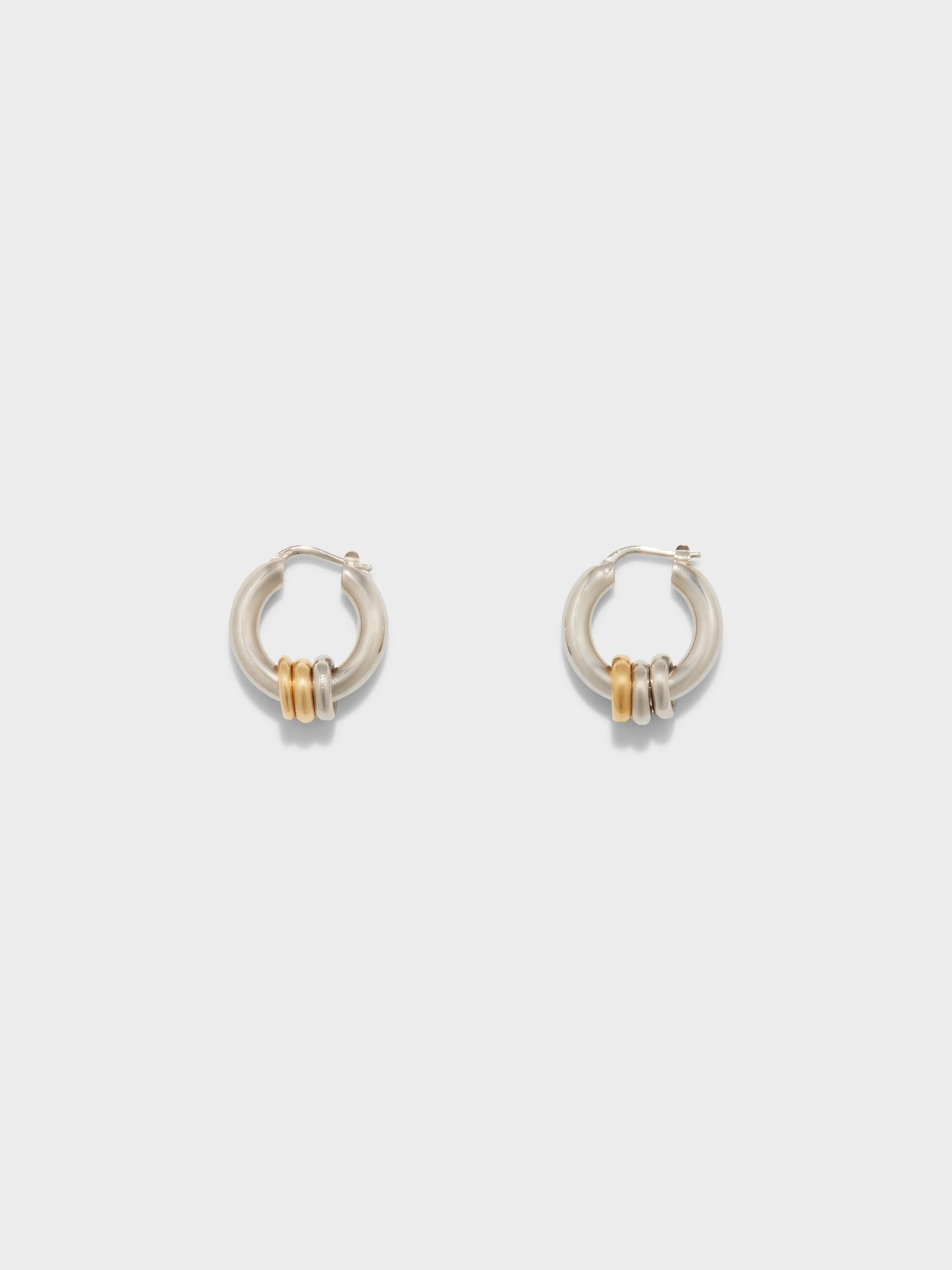 Lenny Palladium-Plated Hoop Earrings