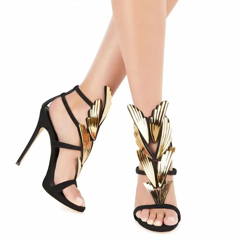 Luxe Angel Wing Heels