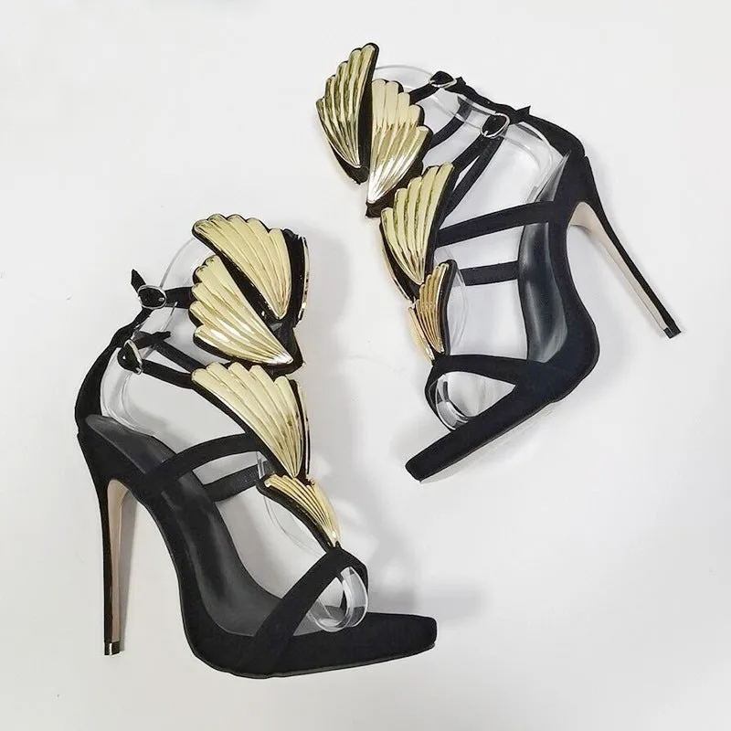 Luxe Angel Wing Heels