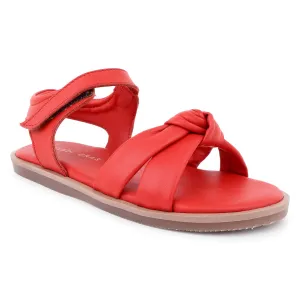 Mardi Gras Fancy Sandal for Girls Red Knot Leather Sandals for Girls Wedding Princess Sandals for Kids & Girls Non Slip Baby Girl Birthday Footwear for Toddler Young Girls