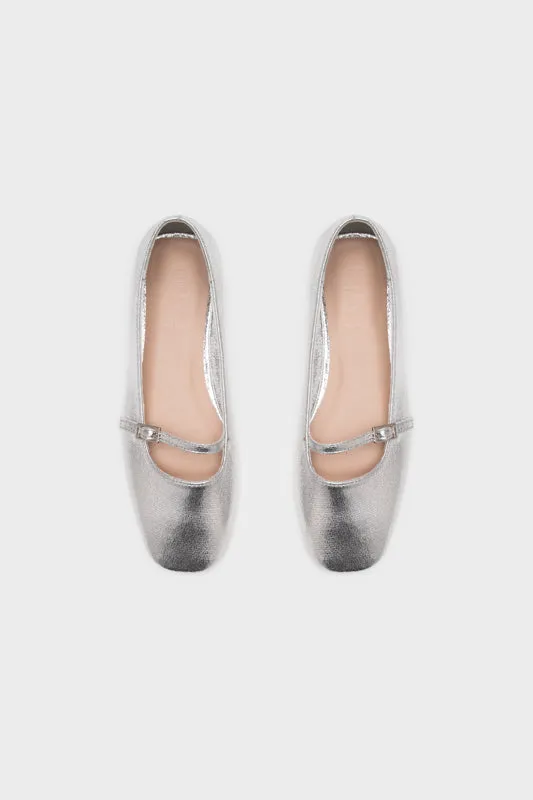 MARY JANE SQUARE TOE FLAT PUMP