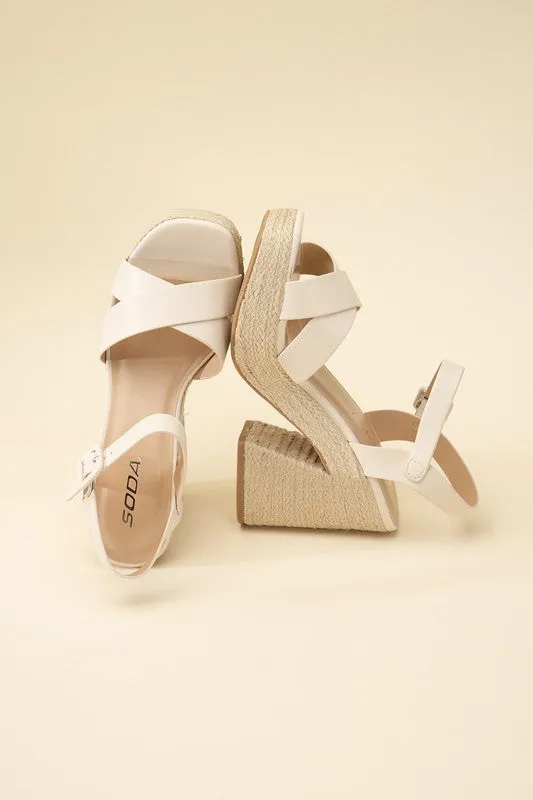 NOBLE Espadrille Sandal Heel