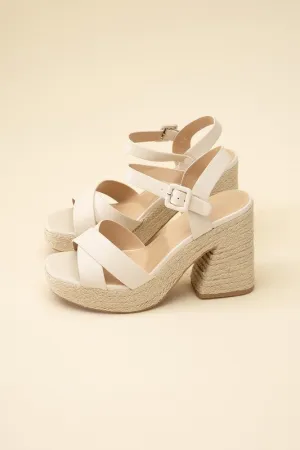 NOBLE Espadrille Sandal Heel