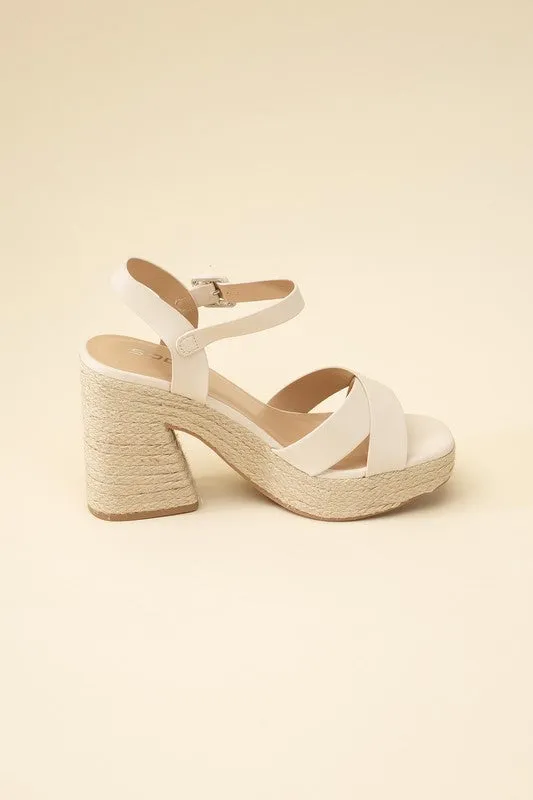 NOBLE Espadrille Sandal Heel