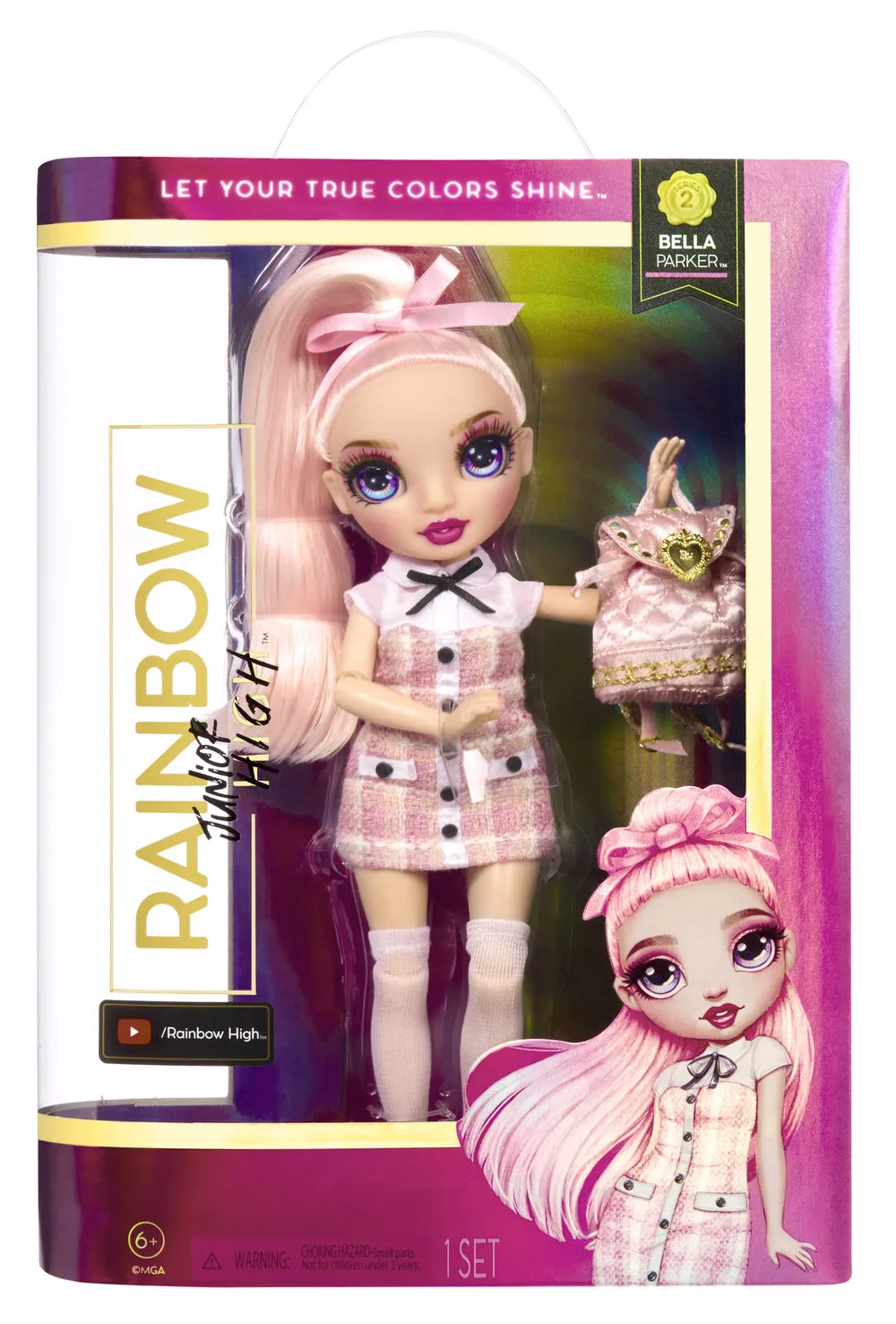 Rainbow High Junior High Fashion Doll Series 2 Bella Parker