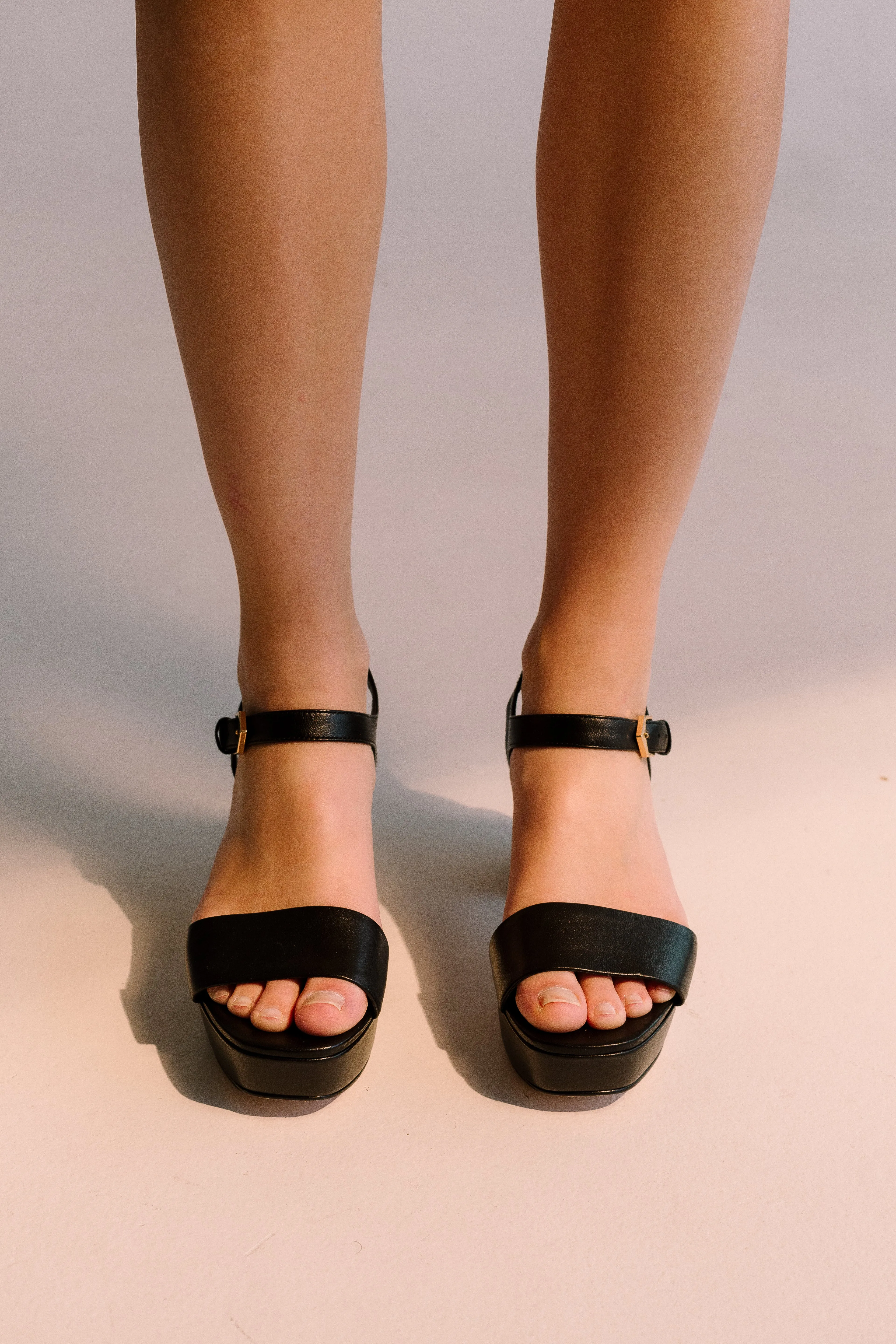 Renata Heel Sandals - Black