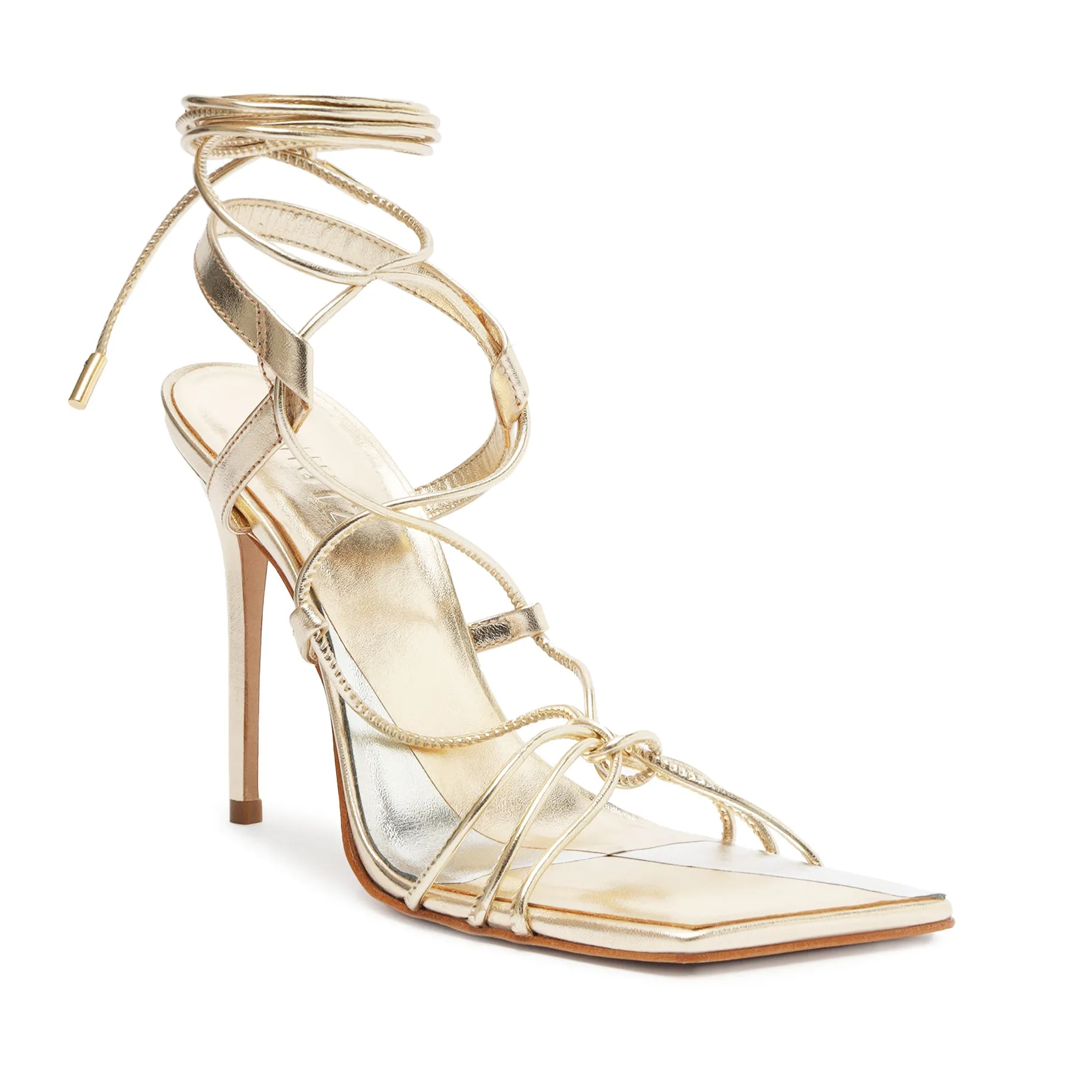 Sabie Metallic Leather Sandal