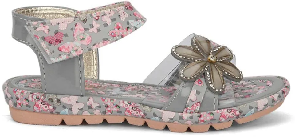 Sandals for Girls Grey