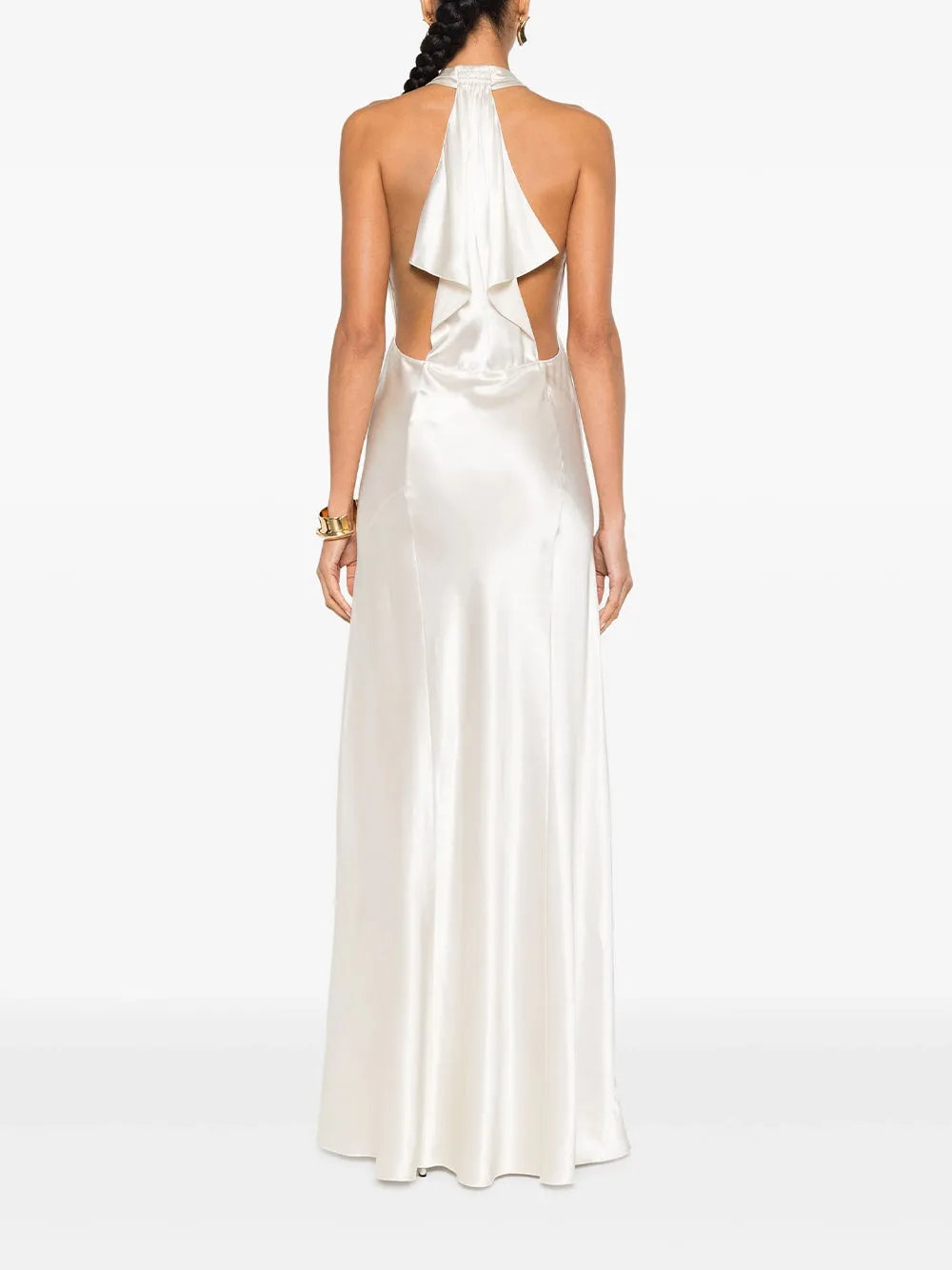 Satin Halter Dress