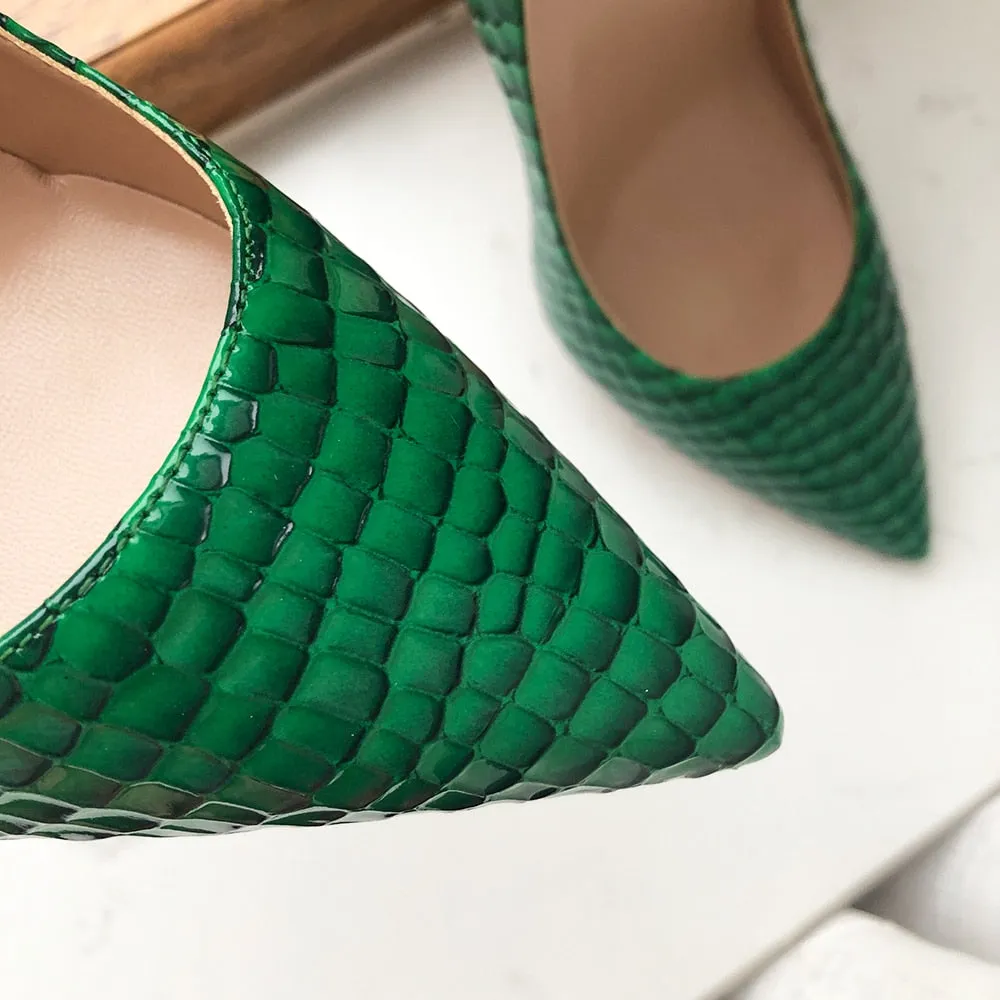 SerpentLux Chic Stiletto Pumps