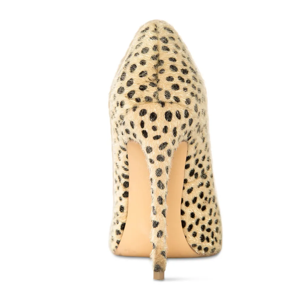 Sophia Vegan Cheetah Pumps