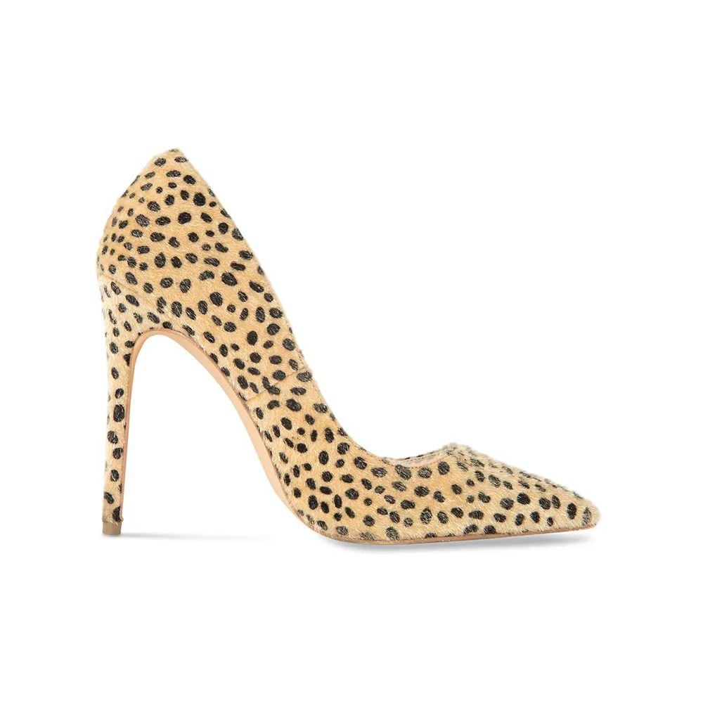 Sophia Vegan Cheetah Pumps