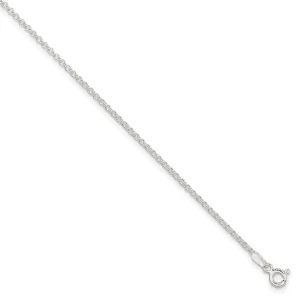 Sterling Silver Rolo Chain Anklet