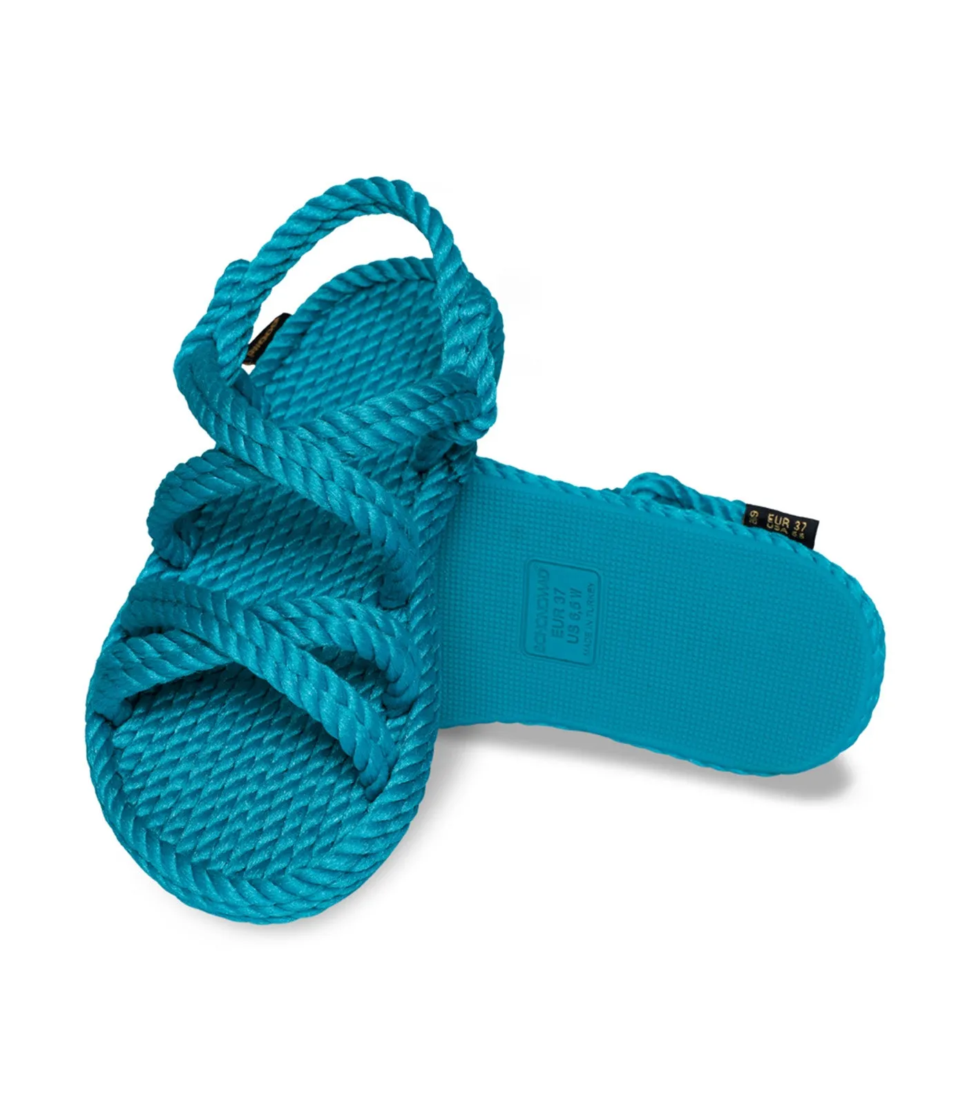 Tahiti Rope Sandals Turquoise