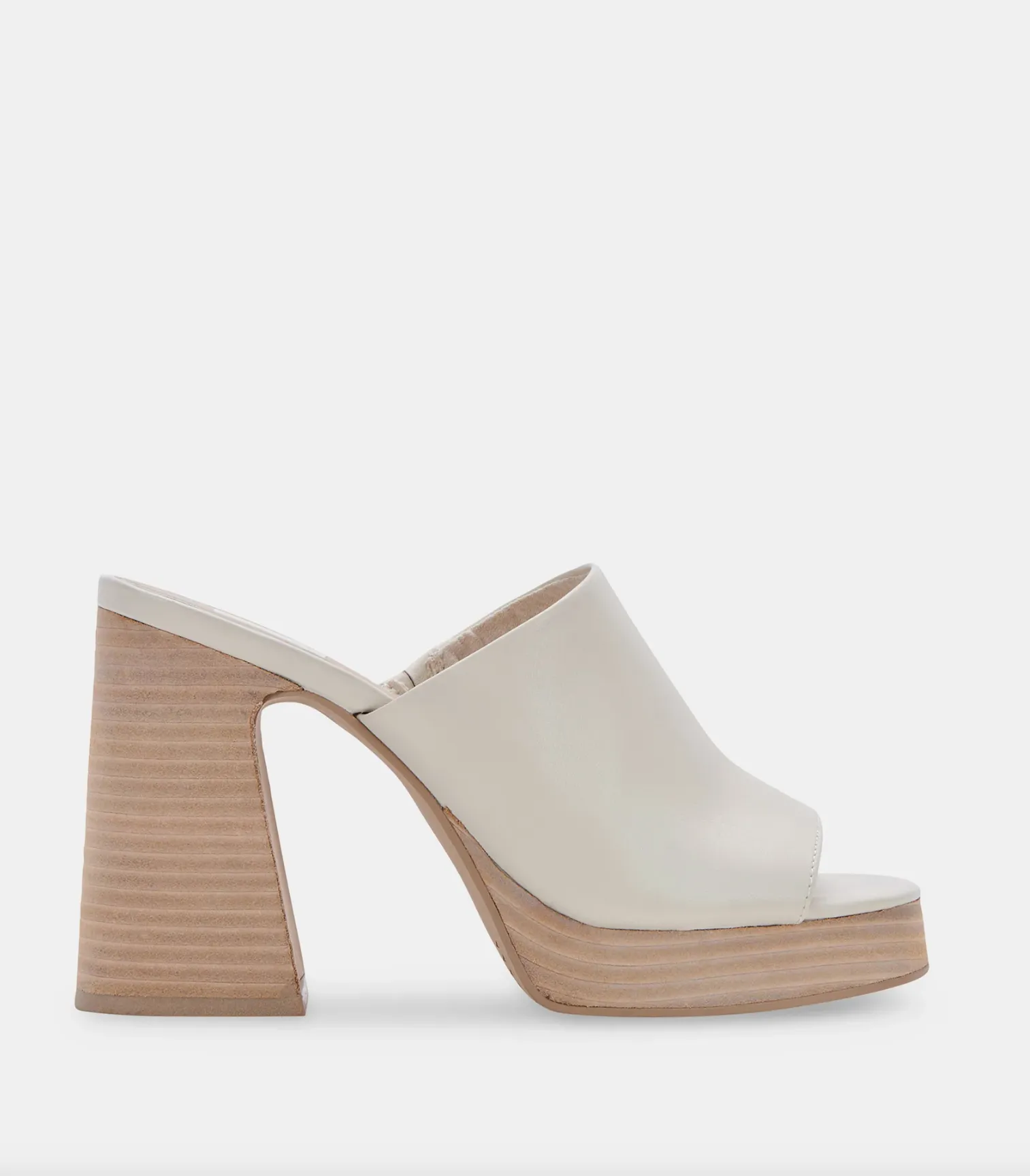 The Lukas Platform Heel by Dolce Vita - Natural Leather